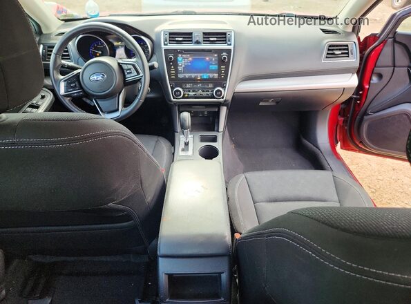 4S3BNAC6XJ3028338 2018 SUBARU LEGACY Бордовый Вид панели приборов