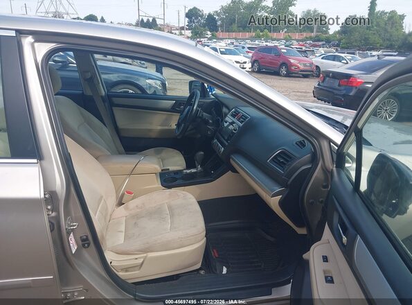 4S3BNAD61G3037095 2016 SUBARU LEGACY Кремовый Вид салона спереди
