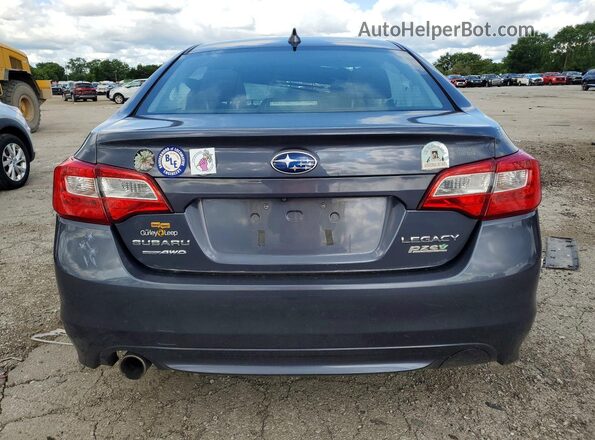 4S3BNAD69H3063378 2017 SUBARU LEGACY Blue Rear view