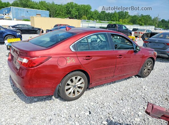 4S3BNAF60H3007164 2017 SUBARU LEGACY Red Հետևի աջ