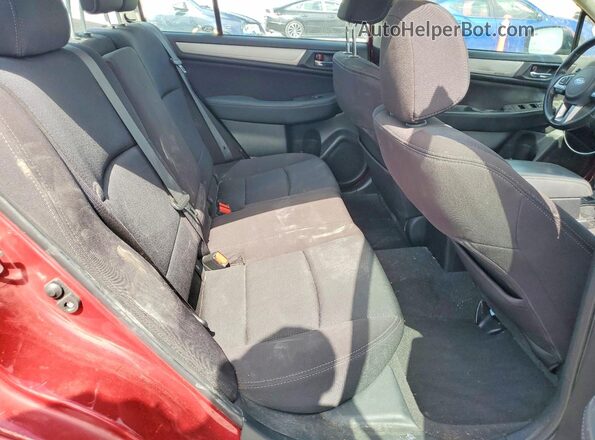 4S3BNAF60H3007164 2017 SUBARU LEGACY Red Հետևի նստատեղերի տեսք
