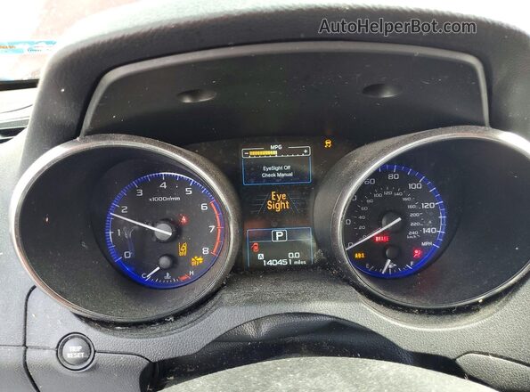 4S3BNAF60H3007164 2017 SUBARU LEGACY Red Սարքավորումների վահանակի տեսք