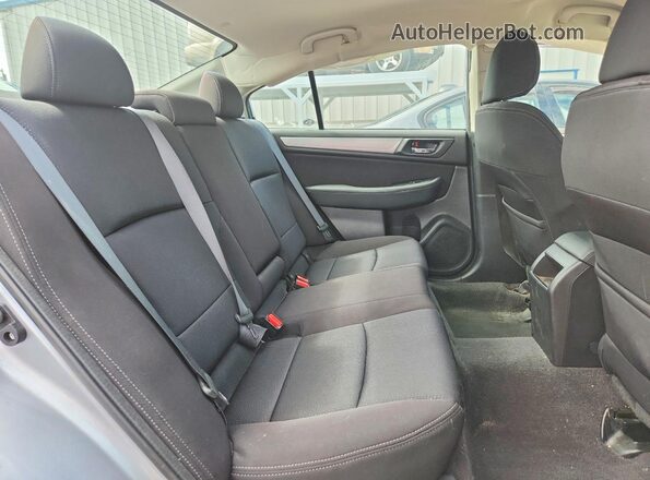 4S3BNAF60H3017662 2017 SUBARU LEGACY Silver Rear seats view
