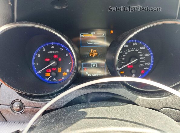 4S3BNAF60H3017662 2017 SUBARU LEGACY Silver Instrument cluster view