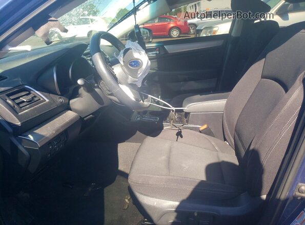 4S3BNAF60K3026689 2019 SUBARU LEGACY Blue Widok wnętrza z przodu