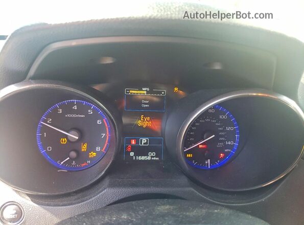 4S3BNAF60K3026689 2019 SUBARU LEGACY Blue Widok zestawu wskaźników