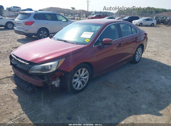4S3BNAF62G3055876 2016 SUBARU LEGACY Burgundy Առջևի ձախ երեք քառորդ տեսարան