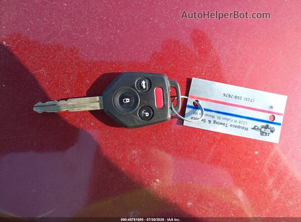 4S3BNAF62G3055876 2016 SUBARU LEGACY Burgundy Առջևի վահանակի տեսք