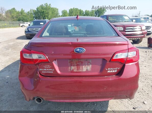 4S3BNAF62G3055876 2016 SUBARU LEGACY Burgundy 