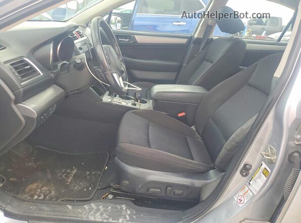 4S3BNAF62H3025956 2017 SUBARU LEGACY Синий Вид салона спереди