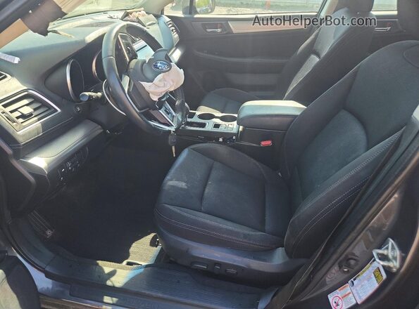 4S3BNAF62K3002443 2019 SUBARU LEGACY Серый Вид салона спереди