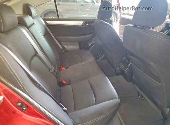 4S3BNAF62K3040447 2019 SUBARU LEGACY Красный Вид задних сидений