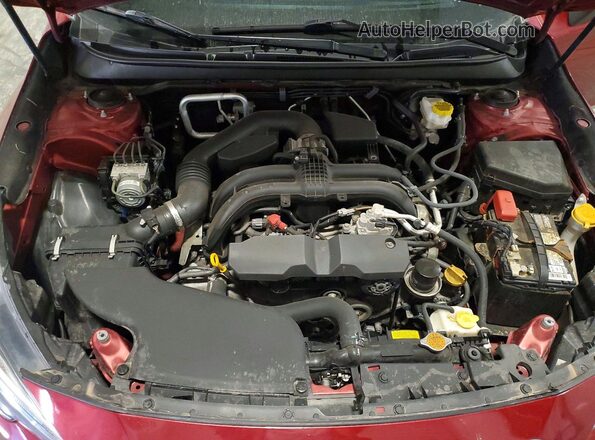 4S3BNAF62K3040447 2019 SUBARU LEGACY Красный Вид задней части салона