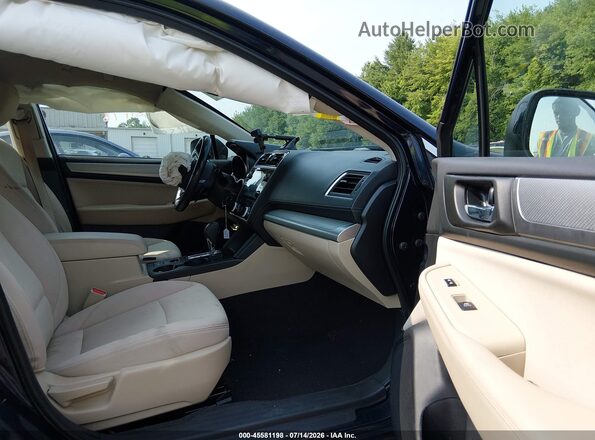 4S3BNAF64J3032154 2018 SUBARU LEGACY Dark Blue Вид салону спереду
