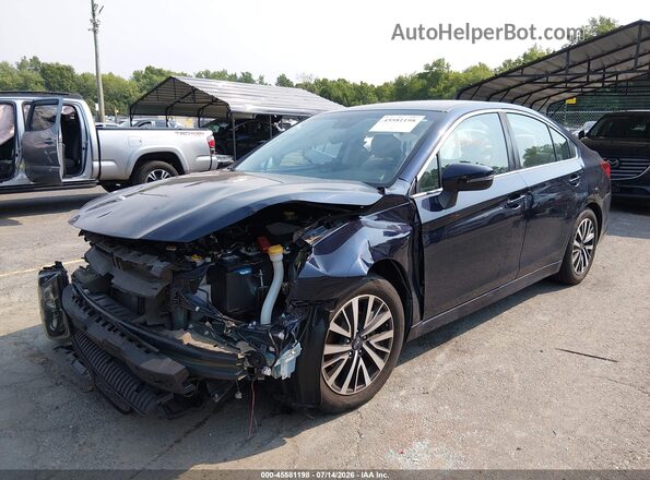 4S3BNAF64J3032154 2018 SUBARU LEGACY Dark Blue Передня ліва чверть