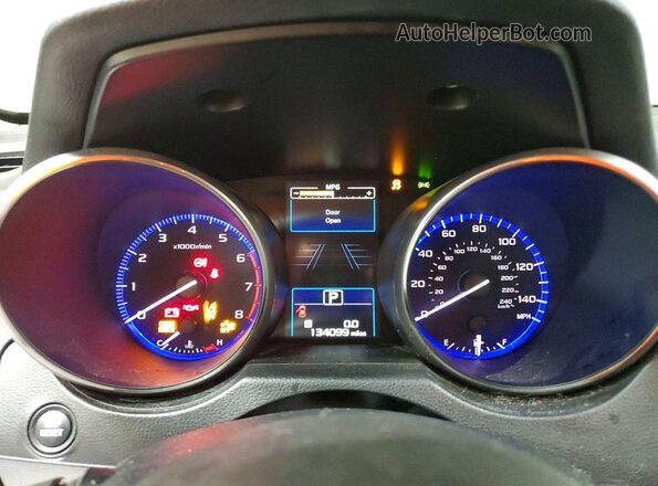 4S3BNAF65J3040683 2018 SUBARU LEGACY Black Vista del cuadro de instrumentos