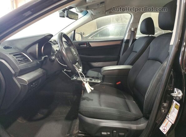 4S3BNAF65J3040683 2018 SUBARU LEGACY Black Vista interior delantera