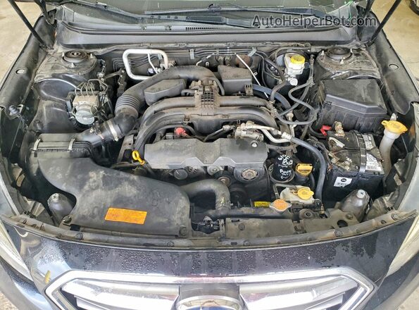 4S3BNAF65J3040683 2018 SUBARU LEGACY Black Vista interior trasera
