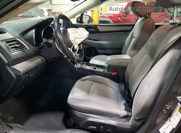 4S3BNAF65K3020645 2019 SUBARU LEGACY Gray Widok wnętrza z przodu