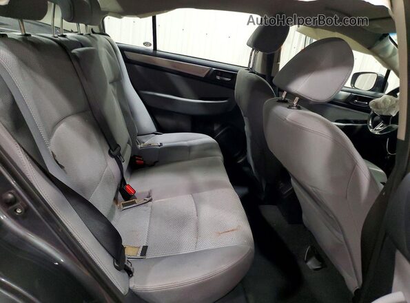 4S3BNAF65K3020645 2019 SUBARU LEGACY Gray Widok tylnych siedzeń