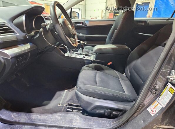 4S3BNAF65K3031077 2019 SUBARU LEGACY Серый Вид салона спереди
