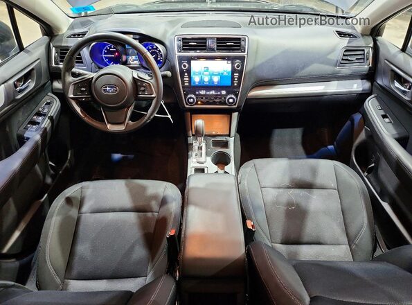 4S3BNAF65K3031077 2019 SUBARU LEGACY Серый Вид панели приборов