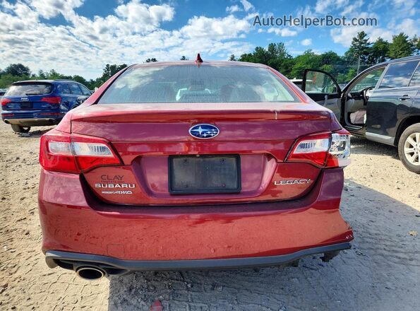 4S3BNAF65K3034707 2019 SUBARU LEGACY Red Rear view