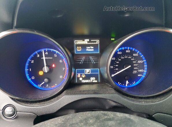 4S3BNAF66G3006664 2016 SUBARU LEGACY Blue Vista del cuadro de instrumentos
