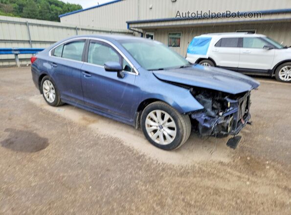 4S3BNAF67G3052584 2016 SUBARU LEGACY Синий Передняя правая четверть
