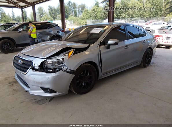 4S3BNAF67H3045572 2017 SUBARU LEGACY Silver Przód lewy