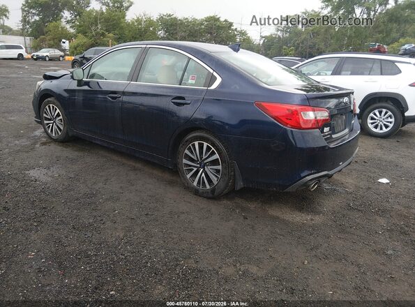 4S3BNAF68J3016975 2018 SUBARU LEGACY Синий Задняя левая четверть