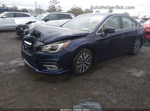 4S3BNAF68J3016975 2018 SUBARU LEGACY Синий Передняя левая четверть