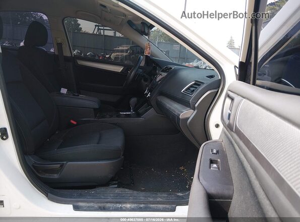 4S3BNAF69K3029039 2019 SUBARU LEGACY Белый Вид салона спереди