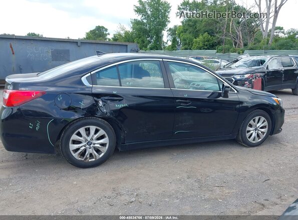 4S3BNAF6XG3056189 2016 SUBARU LEGACY Black Vista interior trasera