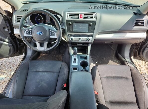 4S3BNAF6XH3067680 2017 SUBARU LEGACY Black წინა პანელის ხედი