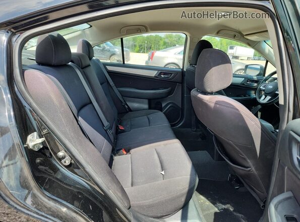 4S3BNAF6XH3067680 2017 SUBARU LEGACY Black უკანა სავარძლების ხედი