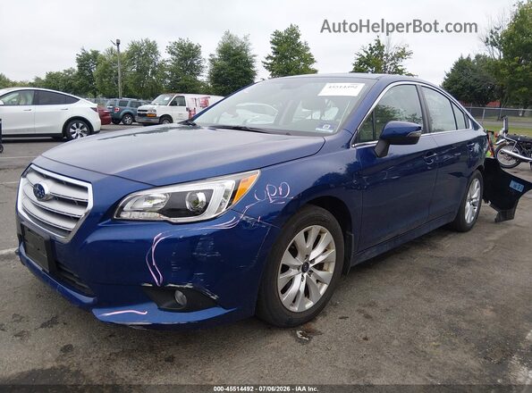 4S3BNAH66G3017967 2016 SUBARU LEGACY Blue წინა მარცხენა ხედი სამი მეოთხედიდან