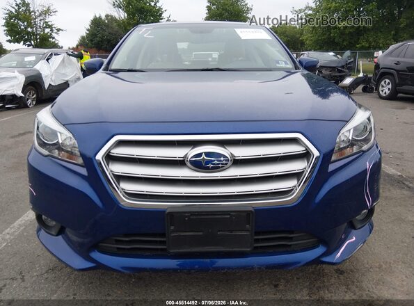4S3BNAH66G3017967 2016 SUBARU LEGACY Blue ხელსაწყოთა პანელის ხედი