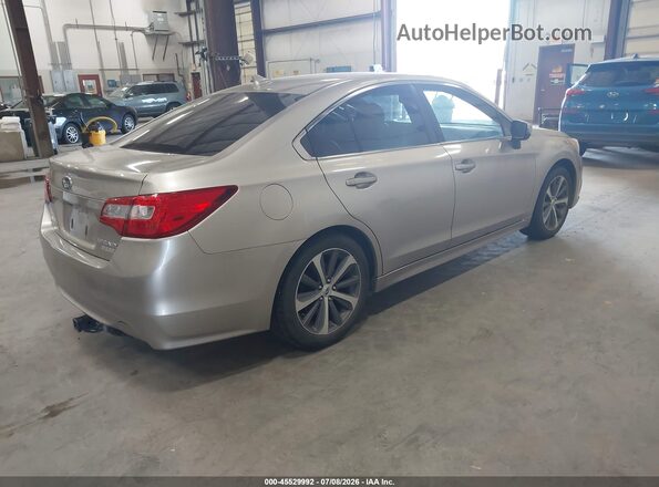 4S3BNAK67H3058697 2017 SUBARU LEGACY Champagne უკანა მარჯვენა