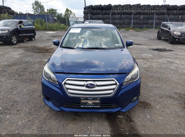 4S3BNAL62G3050360 2016 SUBARU LEGACY Blue Vista del salpicadero