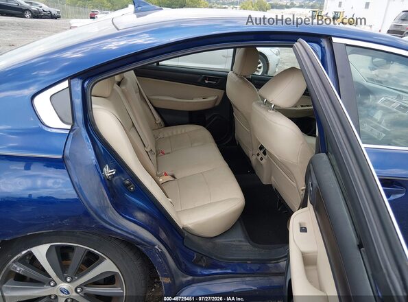 4S3BNAL62G3050360 2016 SUBARU LEGACY Blue Vista de la etiqueta del VIN