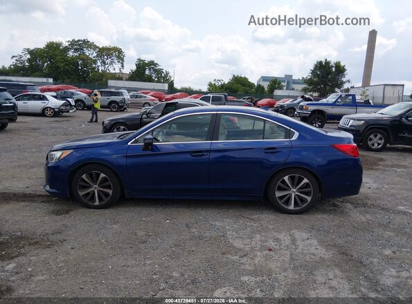 4S3BNAL62G3050360 2016 SUBARU LEGACY Blue Vista interior trasera