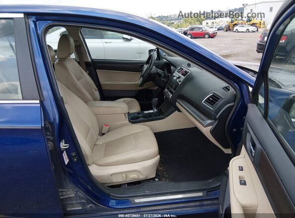 4S3BNAL62G3050360 2016 SUBARU LEGACY Blue Vista interior delantera