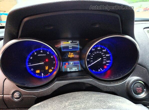 4S3BNAN60G3054453 2016 SUBARU LEGACY Blue Vista del cuadro de instrumentos