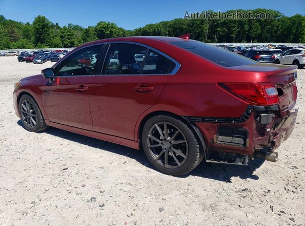 4S3BNAN62H3060482 2017 SUBARU LEGACY Burgundy Rear left