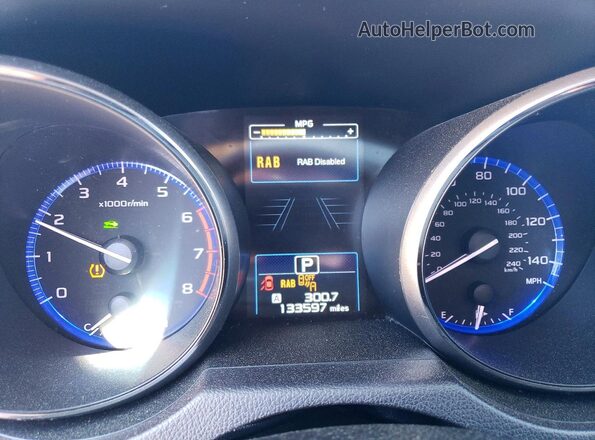 4S3BNAN62H3060482 2017 SUBARU LEGACY Burgundy Instrument cluster view