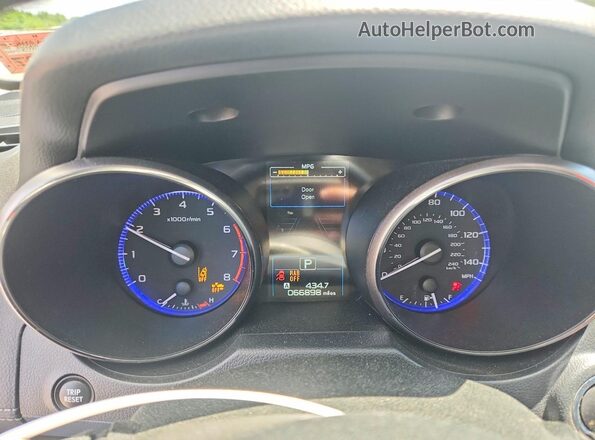 4S3BNAN62K3020393 2019 SUBARU LEGACY Gray Սարքավորումների վահանակի տեսք