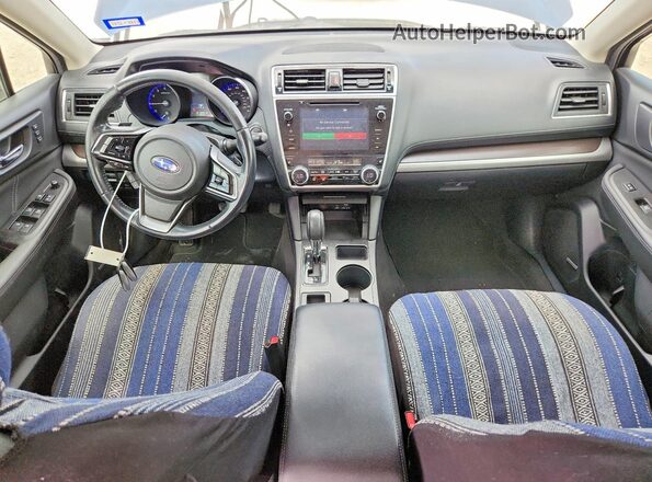 4S3BNAN62K3025772 2019 SUBARU LEGACY Blue Вид панелі приладів