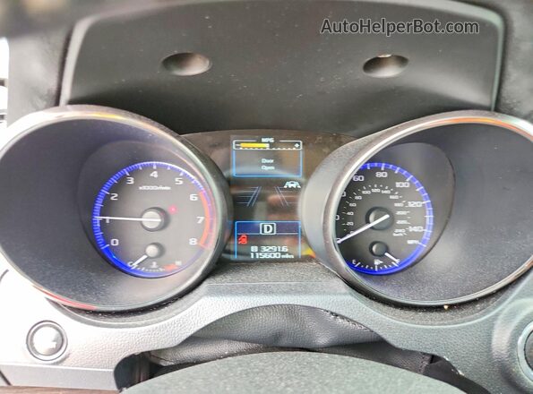 4S3BNAN62K3025772 2019 SUBARU LEGACY Blue Вид щитка приладів