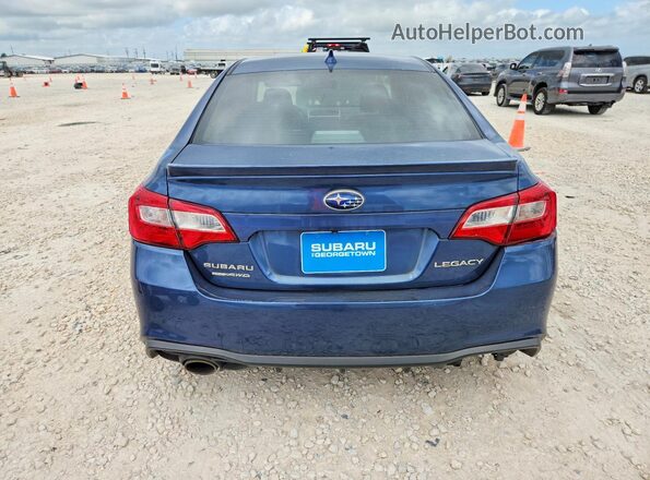 4S3BNAN62K3025772 2019 SUBARU LEGACY Blue Вид ззаду